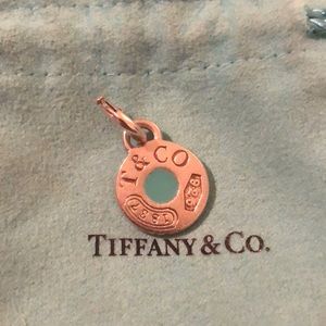 Tiffany & Co. Charm 1837 Blue Enamel